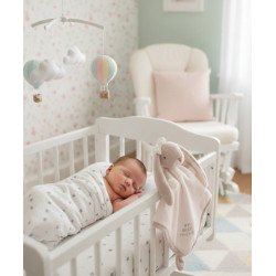 🐰 Lena Baby Rug – króliczek kocyk i pacynka dla niemowląt od Bukowski | Pluszak