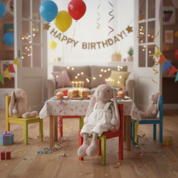 Królik Lucian w spodenkach 30cm Bukowski Design